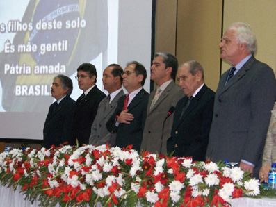 Homenageados com a medalha Pirajá da Silva. Foto: Reprodução.