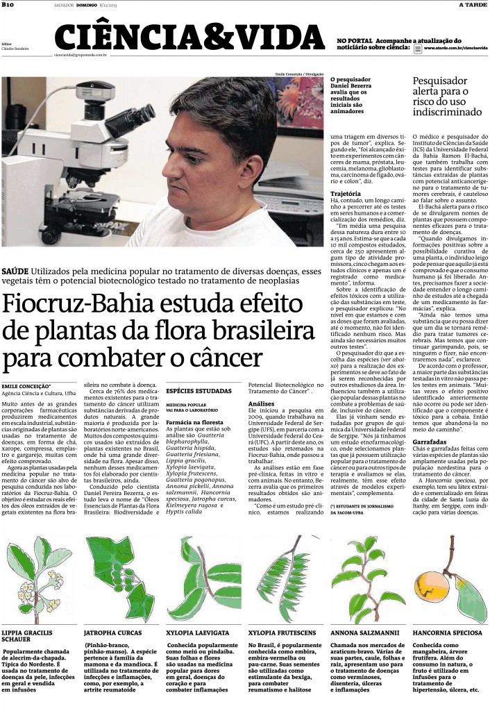 Matéria do Jornal A Tarde